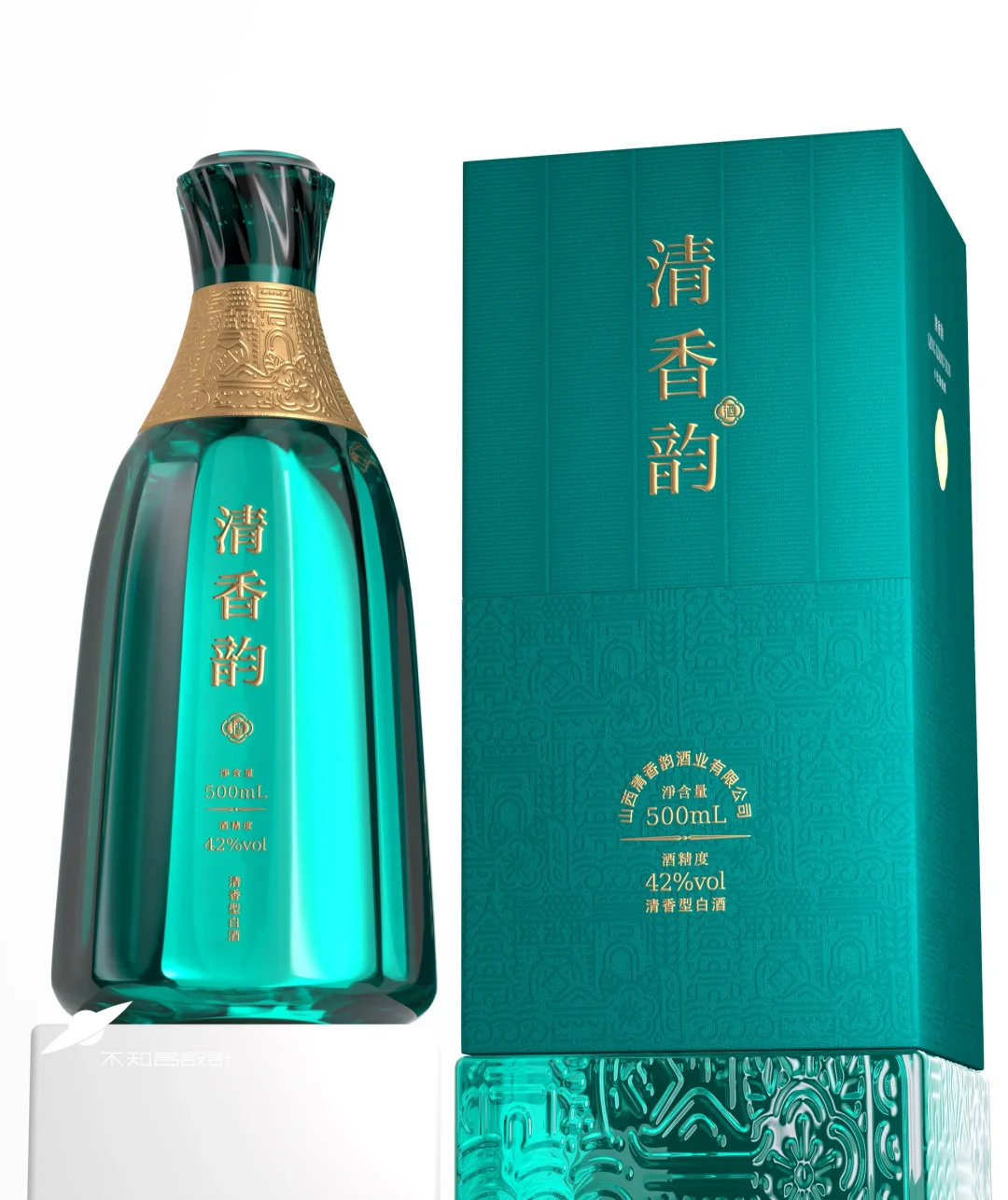 满满现代感清香型白酒设计