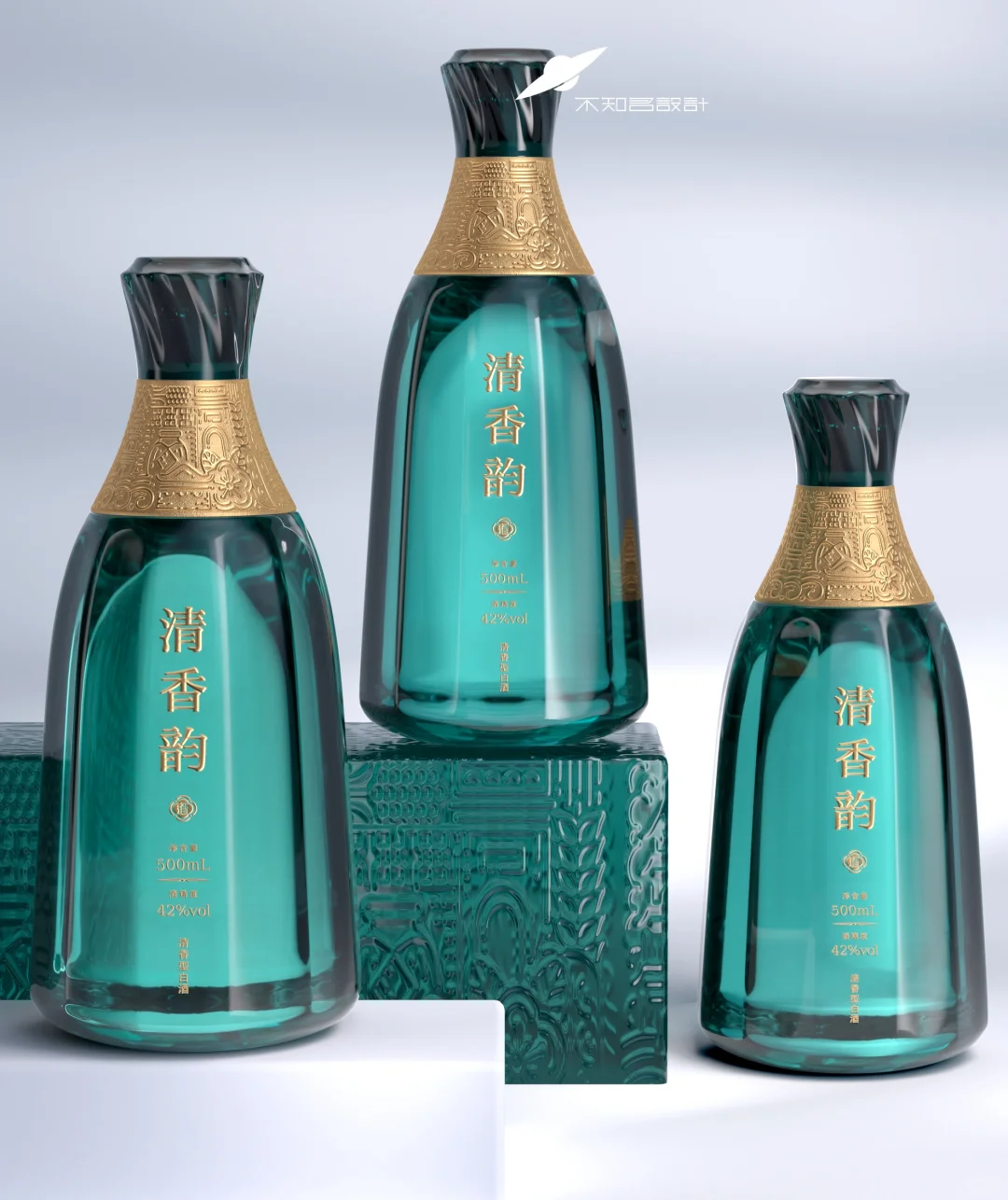 满满现代感清香型白酒设计
