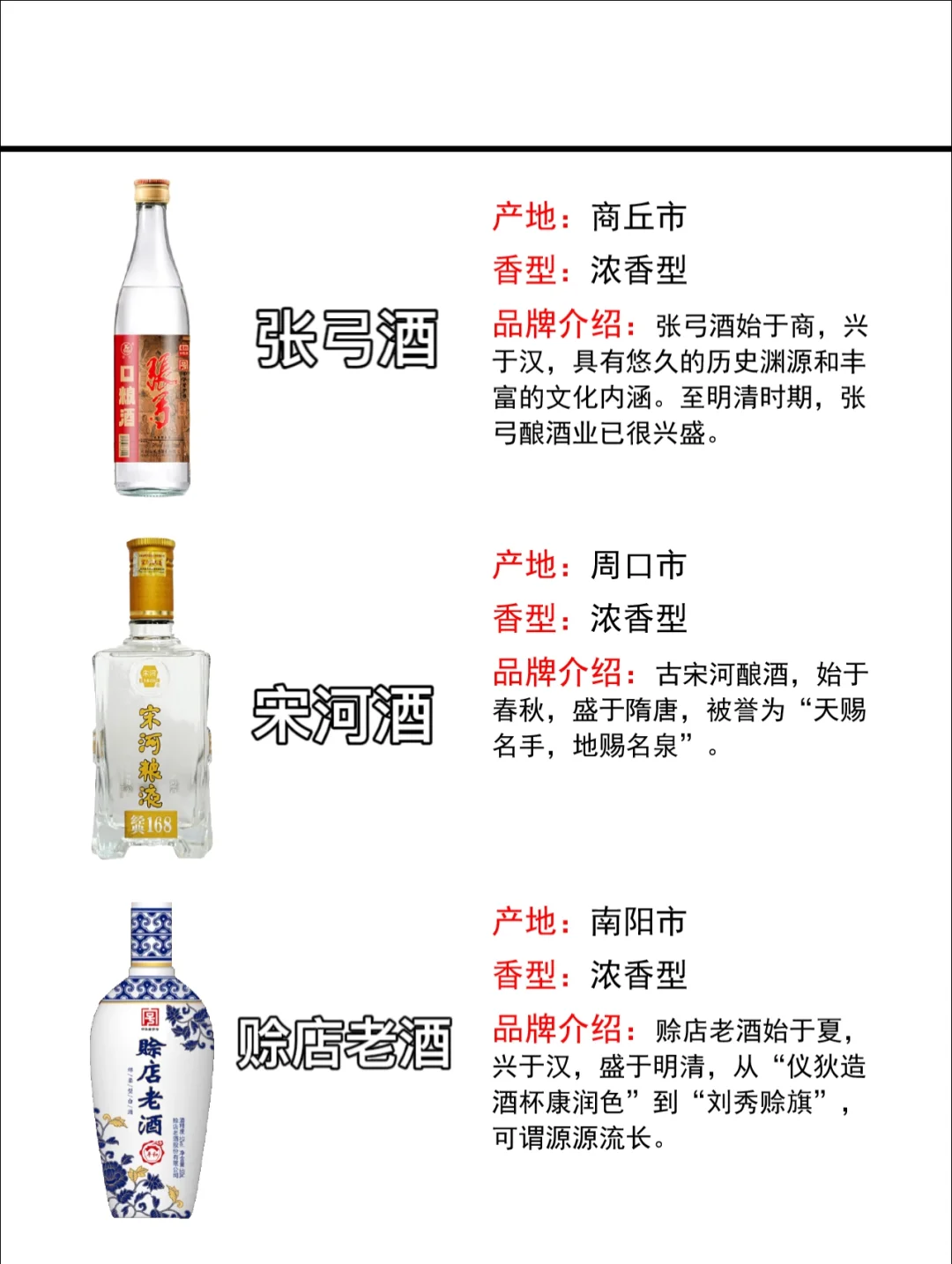 河南省白酒代表