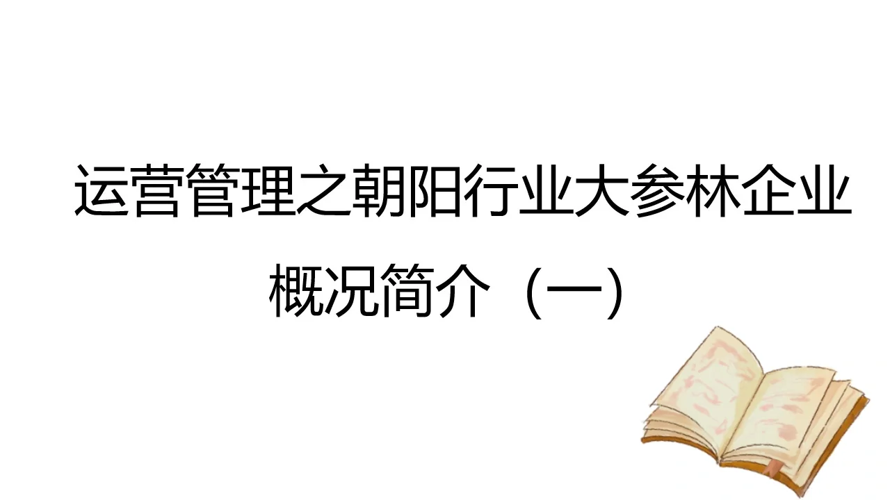 朝阳行业大参林企业概况简介
