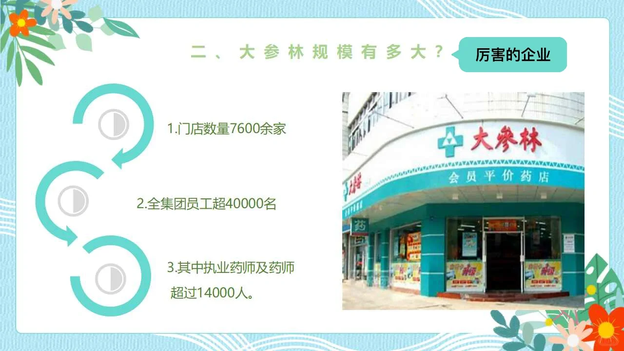 朝阳行业大参林企业概况简介