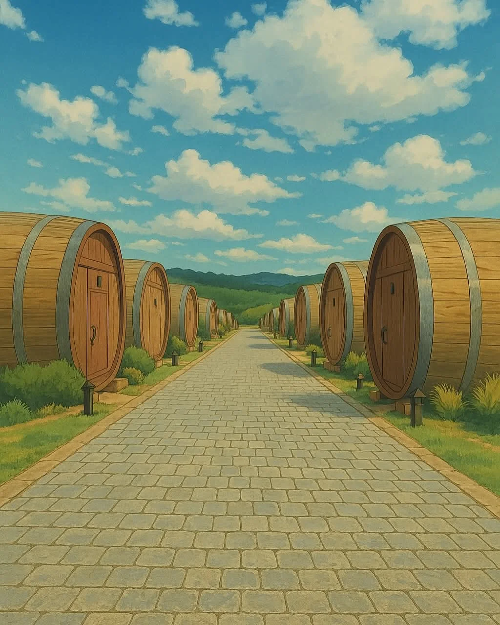 Ghibli-style葡萄酒风格太好看了