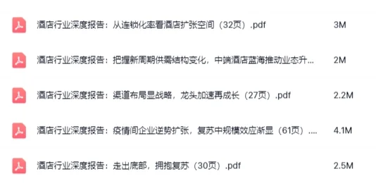 酒店行业市场调查报告