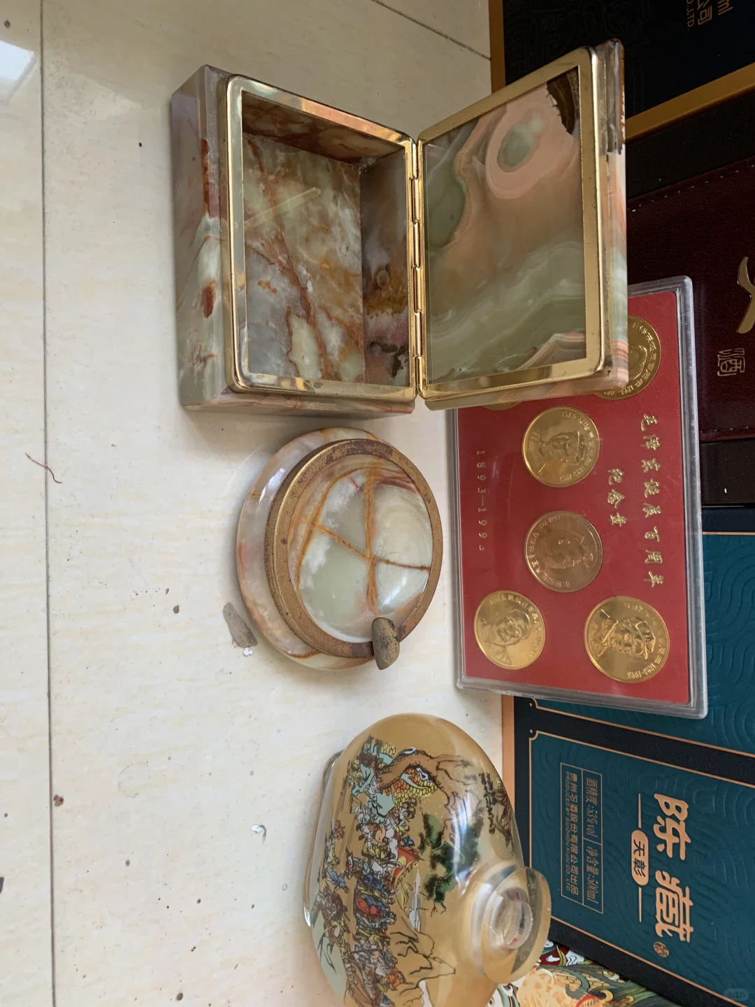 这一堆七瓶习酒 别的全是送的 1550
