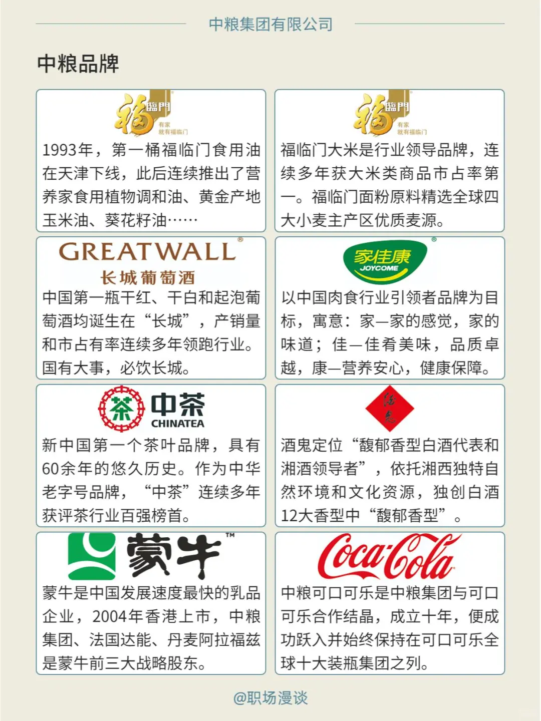 优选雇主｜每天一家好公司：中粮集团职场漫谈