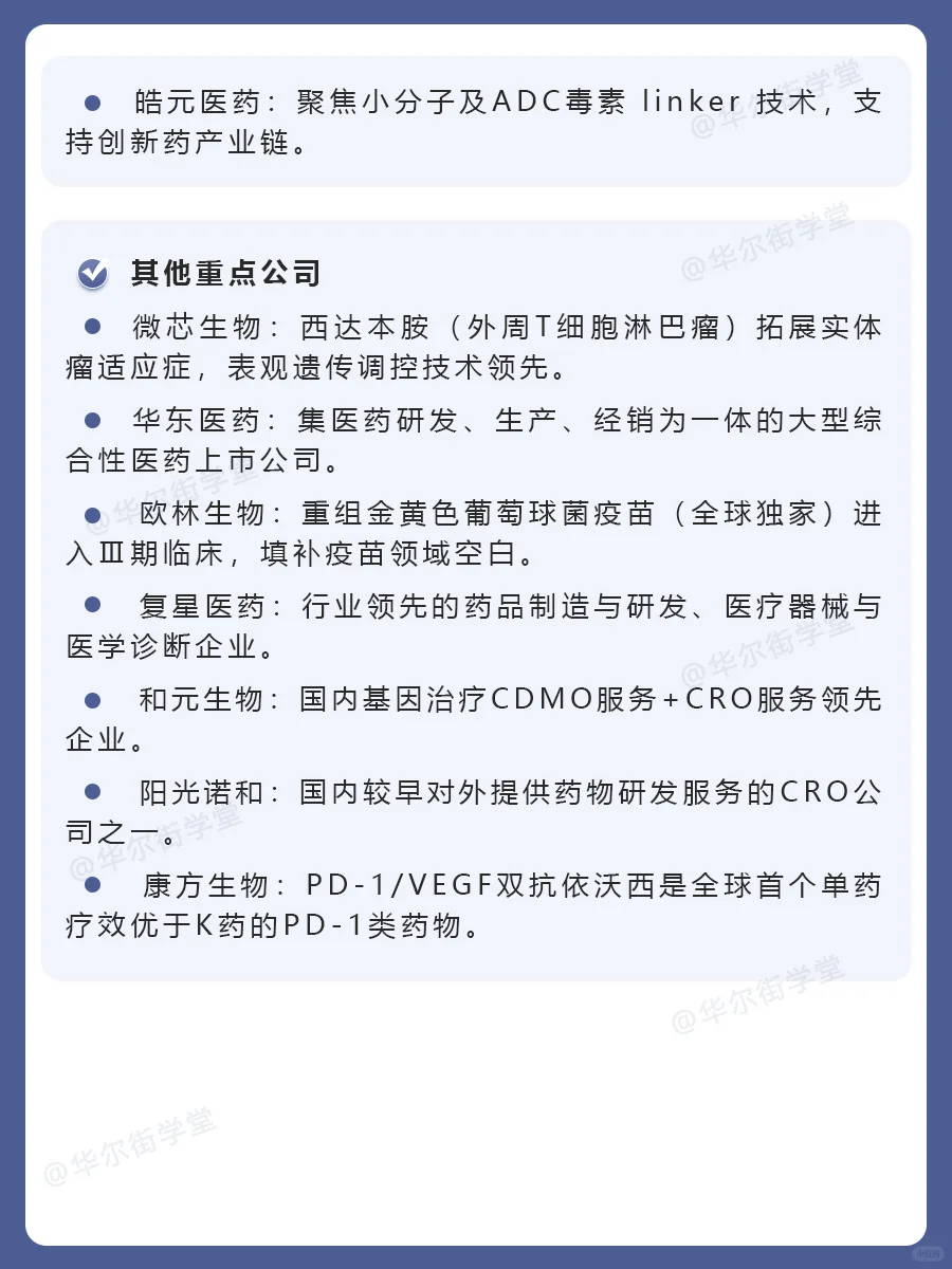 创新药产业链及核心龙头企业梳理