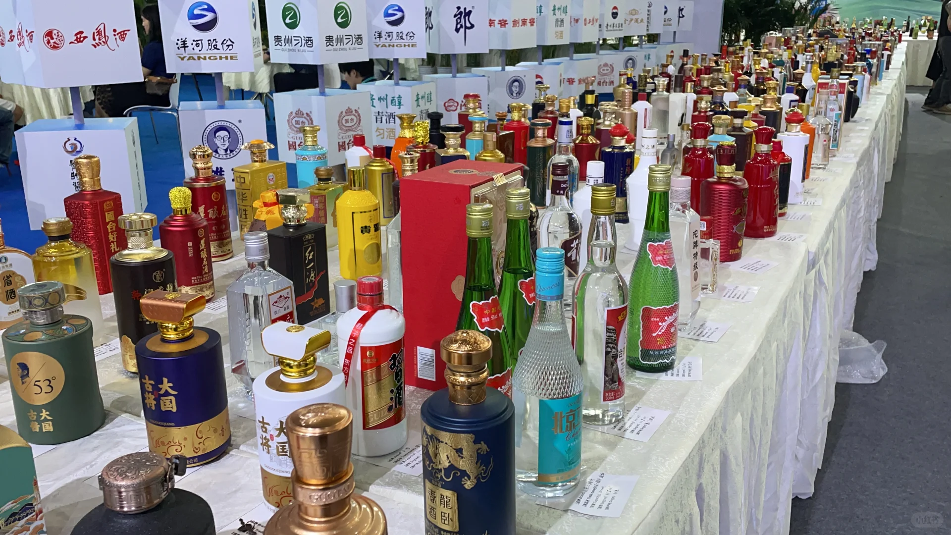 酒博会上奇形怪状的酒瓶