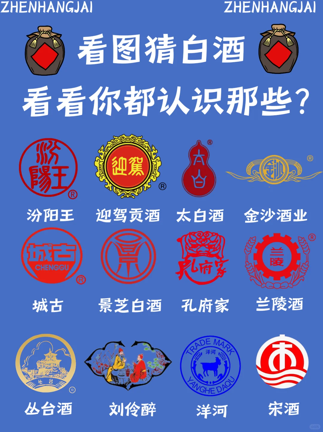 猜白酒，看看你认识哪些？
