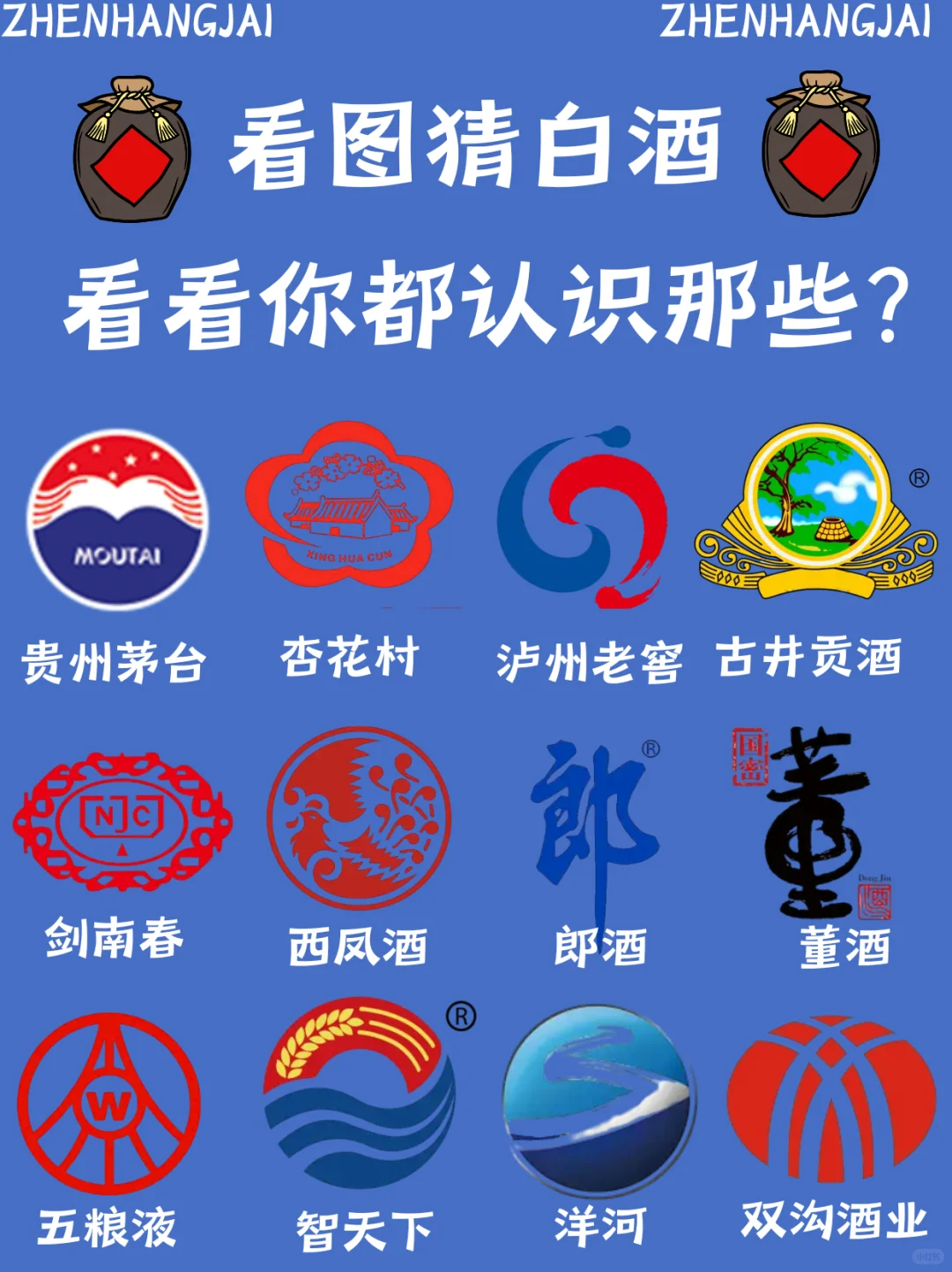 猜白酒，看看你认识哪些？