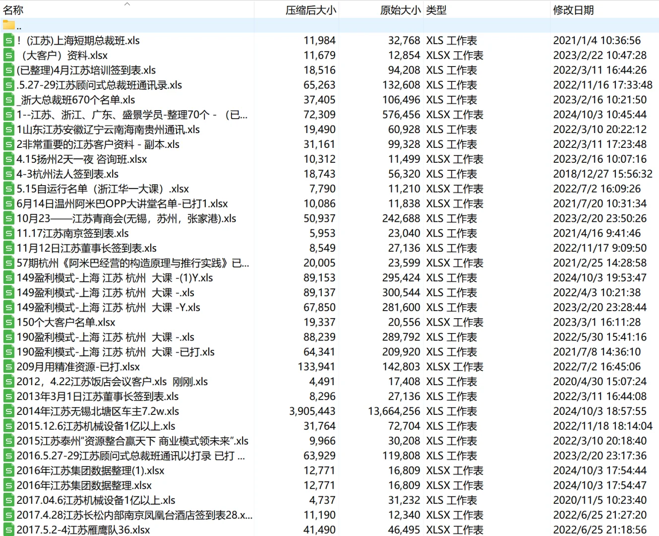 EMBA企业家名单，有几万条B端资源