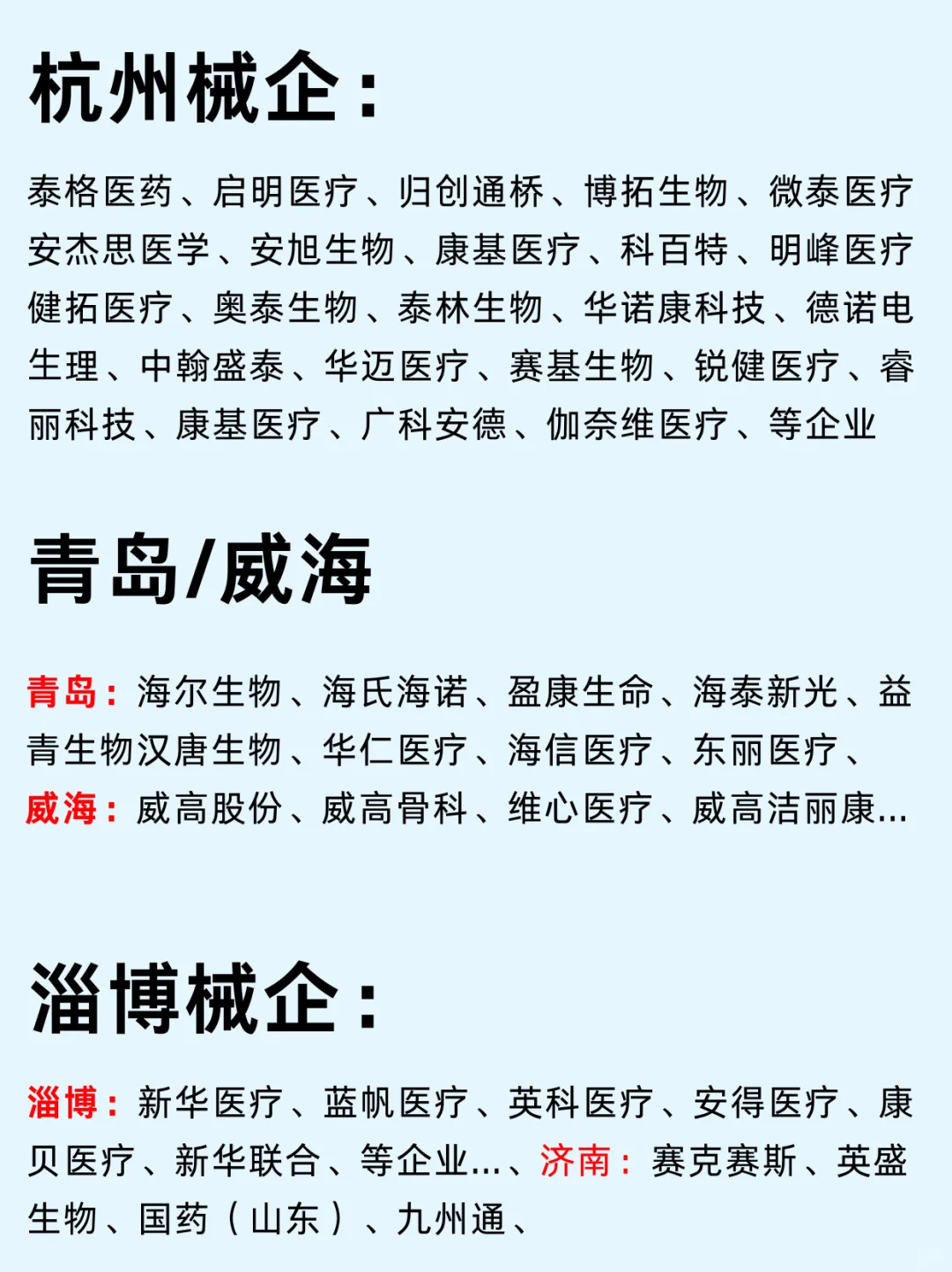 一篇吃透一个职场干货：医疗器械10大城市