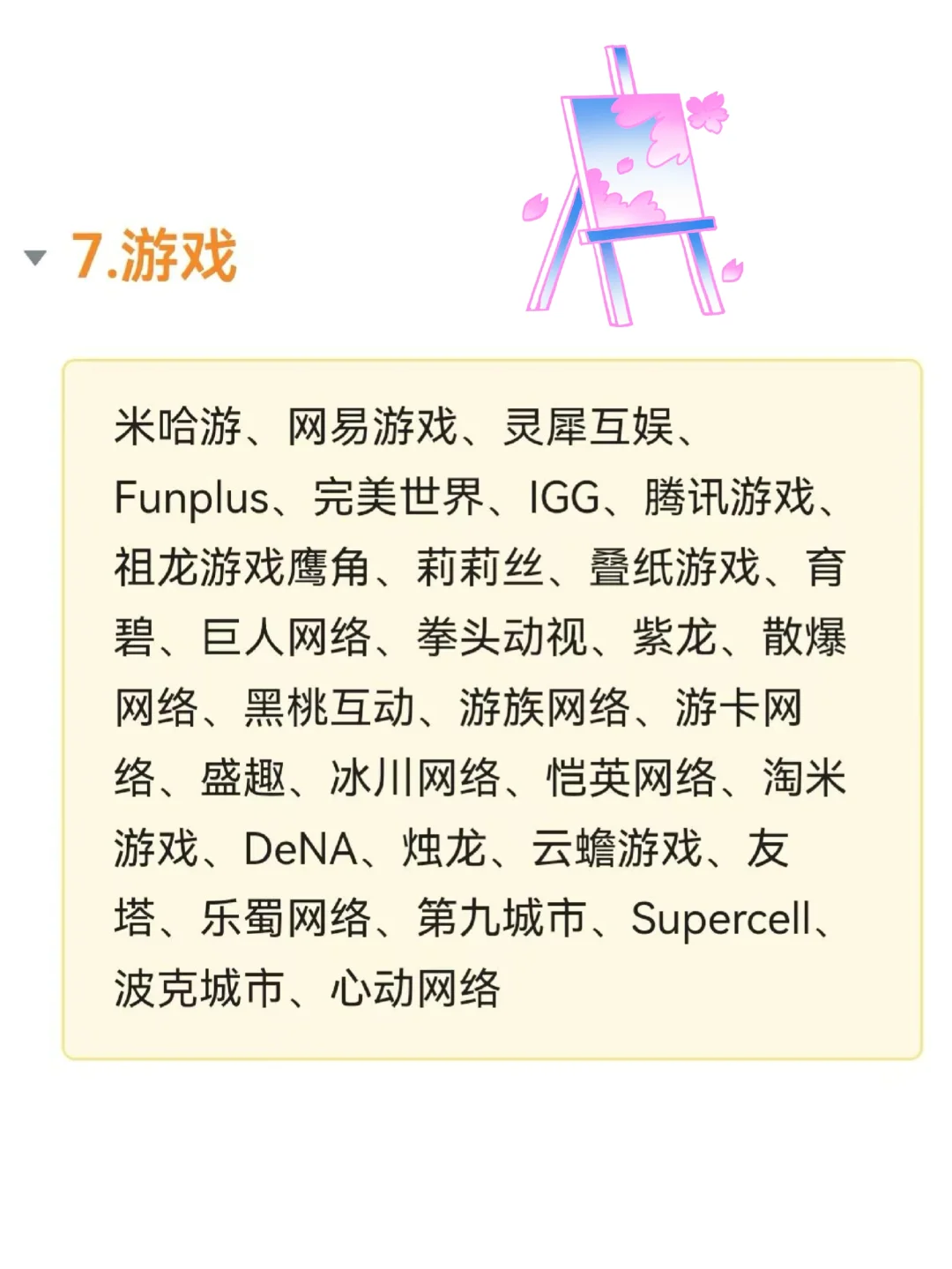 上海各行业值得去的公司?