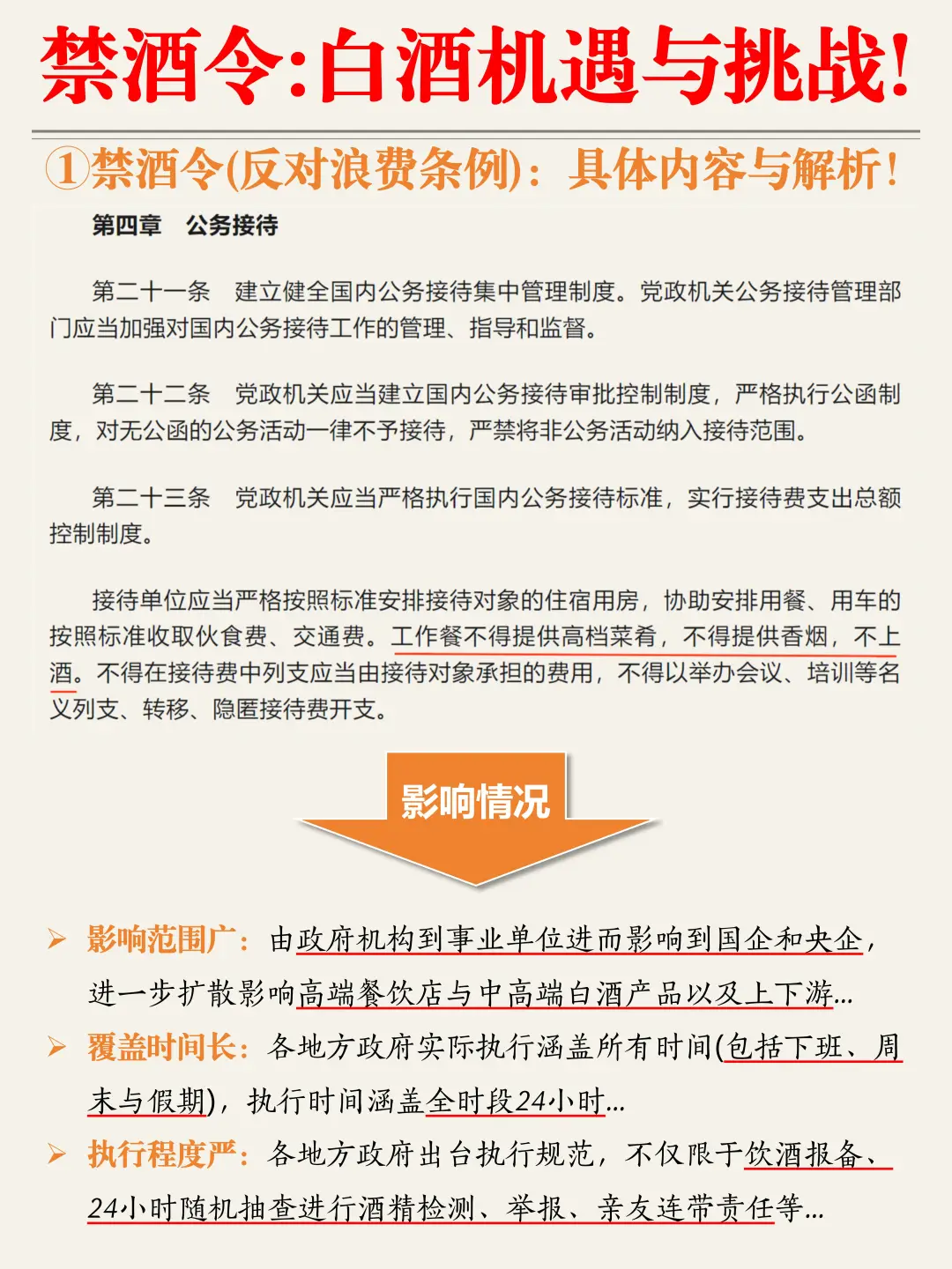 禁酒令：白酒行业的机遇与挑战！