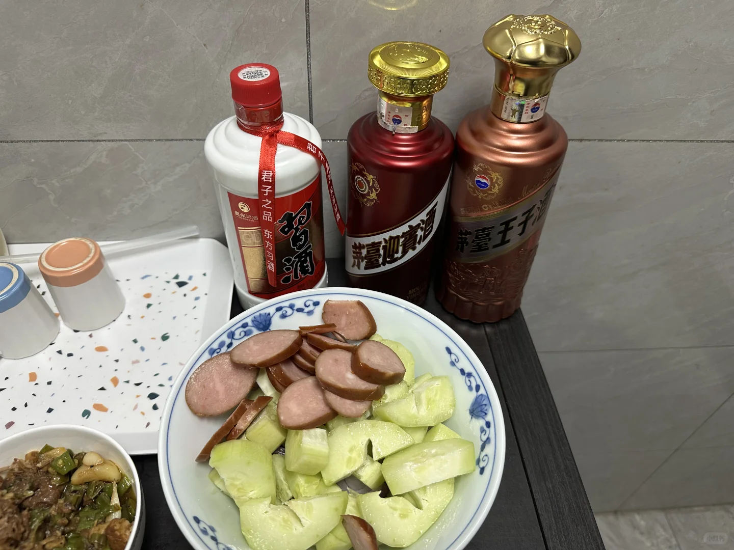 日常小酌之新酱香经典紫迎宾圆习酒品评对比