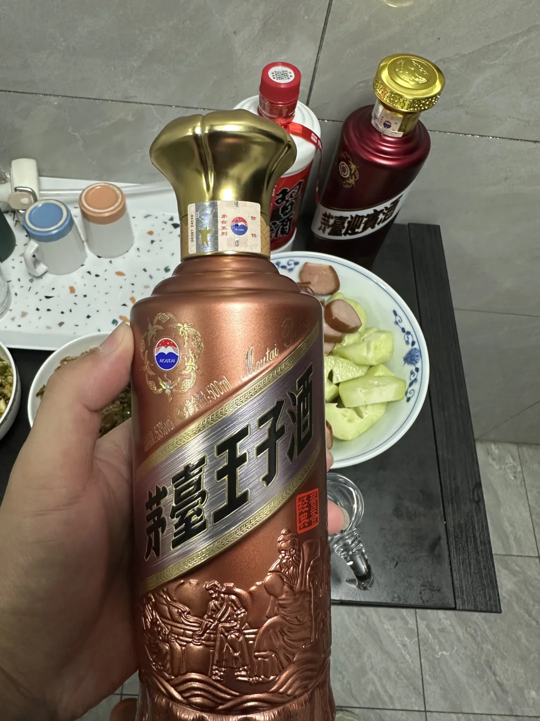 日常小酌之新酱香经典紫迎宾圆习酒品评对比