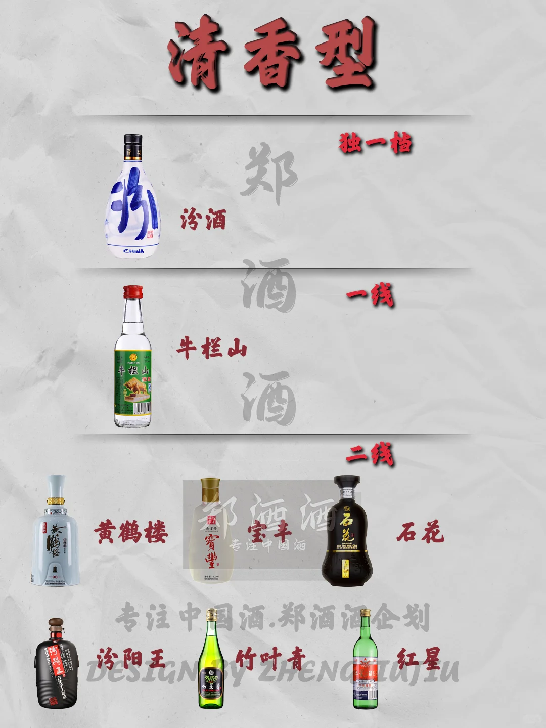 清香纯正，醇甜柔和，清香型白酒合集