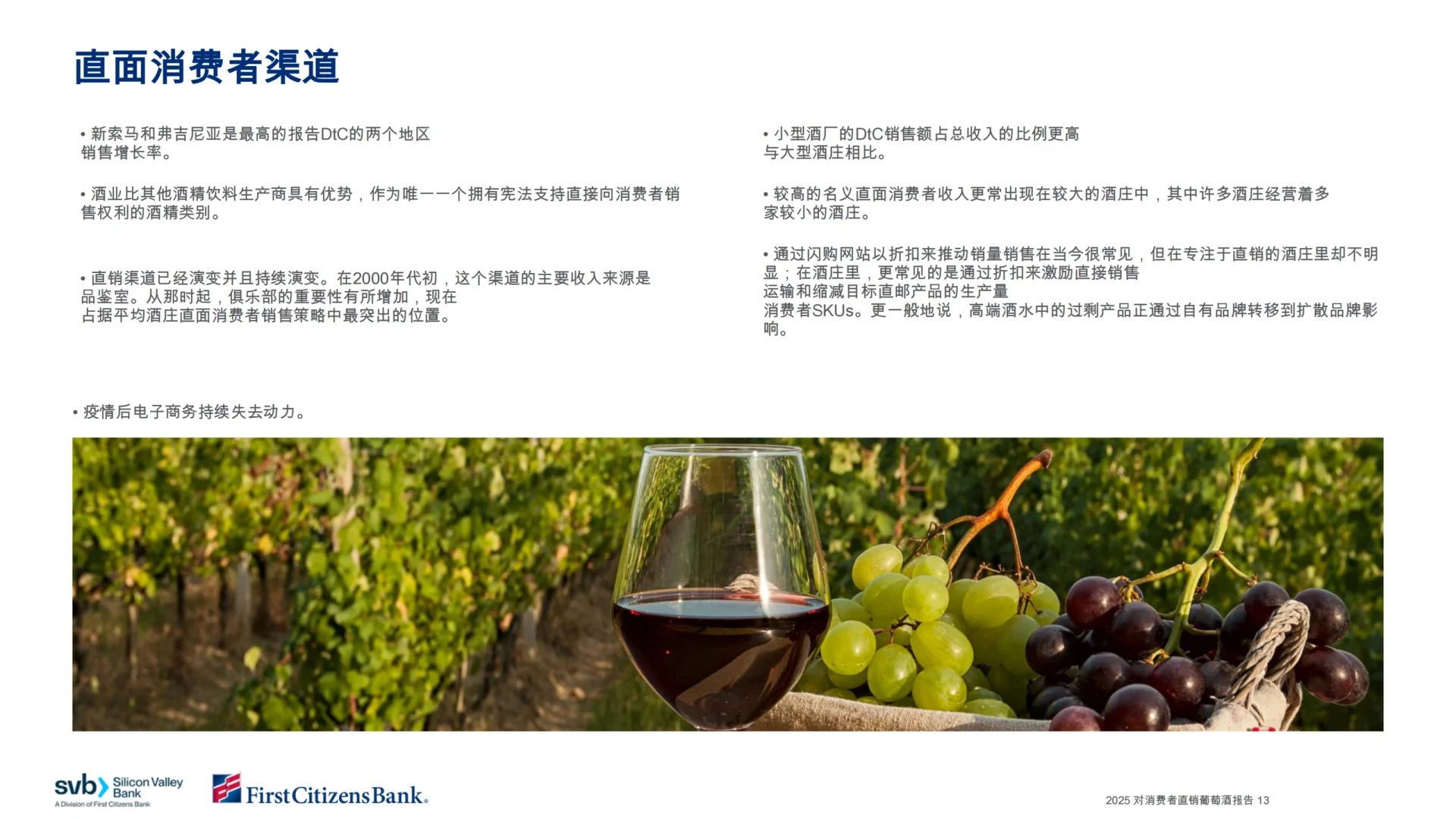 硅谷银行：2025年直接面向消费者的葡萄酒报