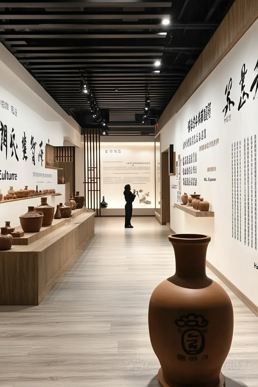 酒文化展厅，闲时能饮一杯无？
