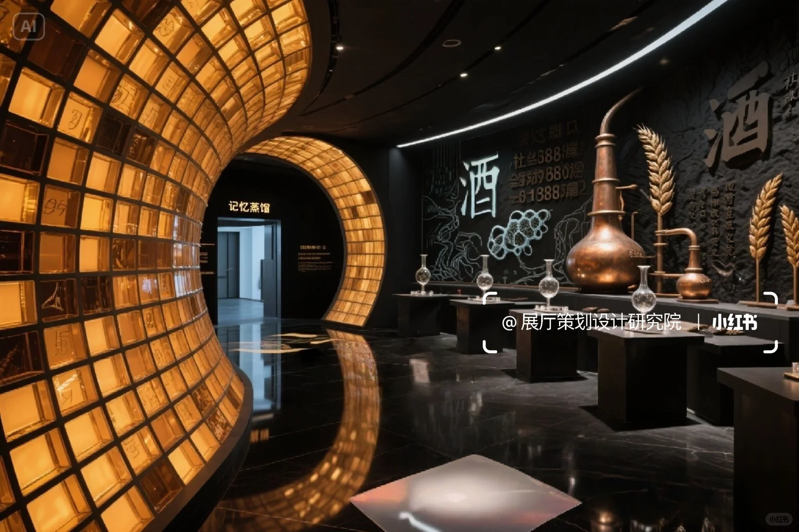 记忆蒸馏·酒史回溯‖沉浸式博物馆设计