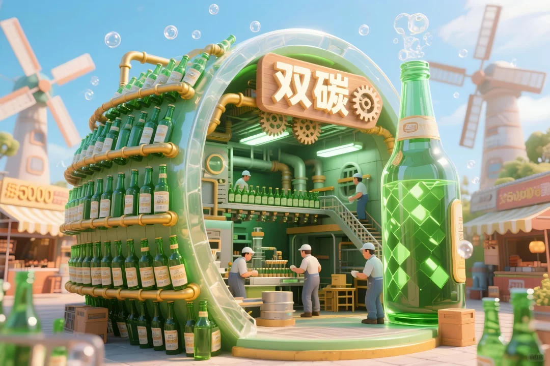 酒瓶的“低碳账本”｜全国低碳日专题