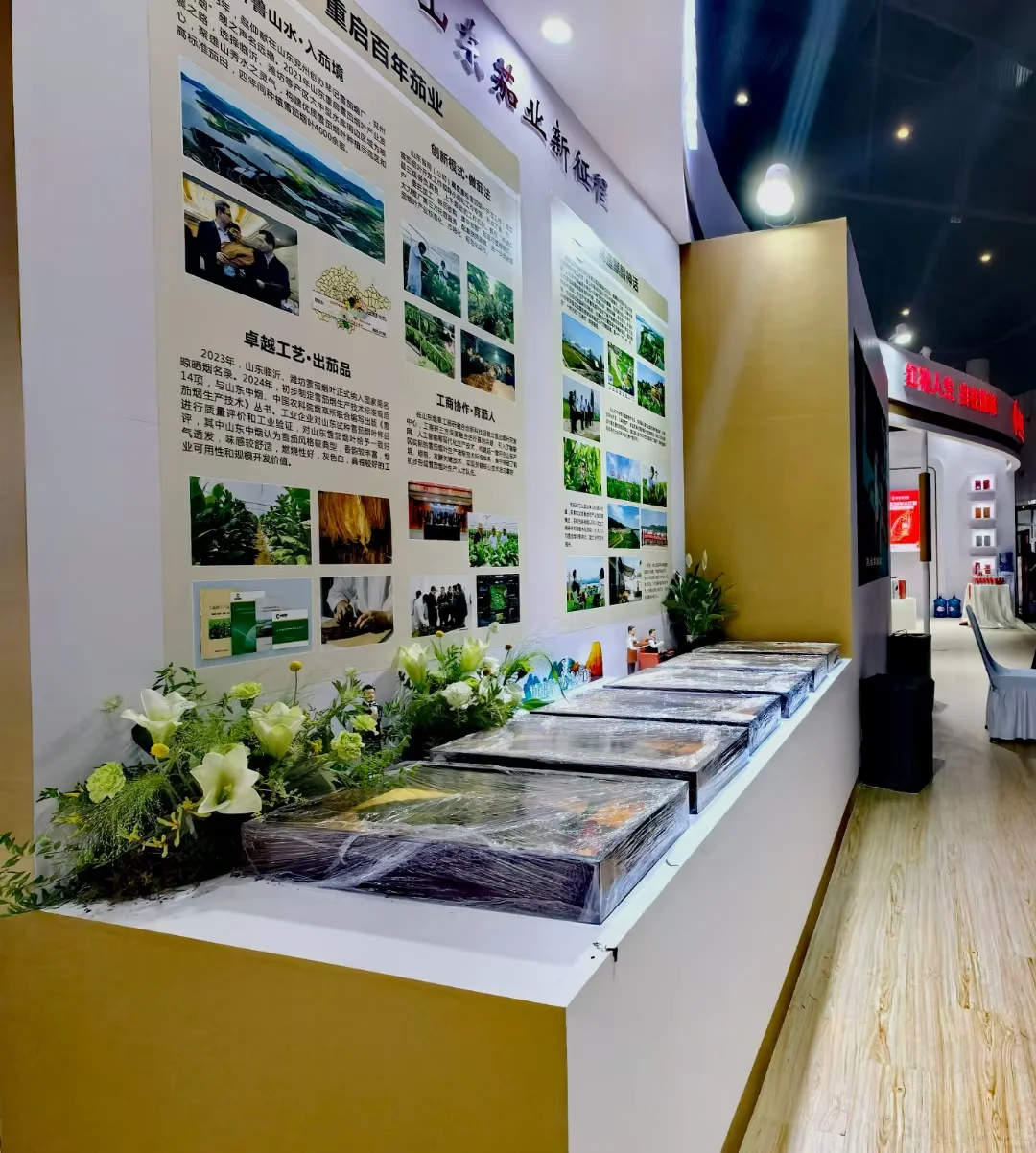 今天是清新自然的花艺展台?