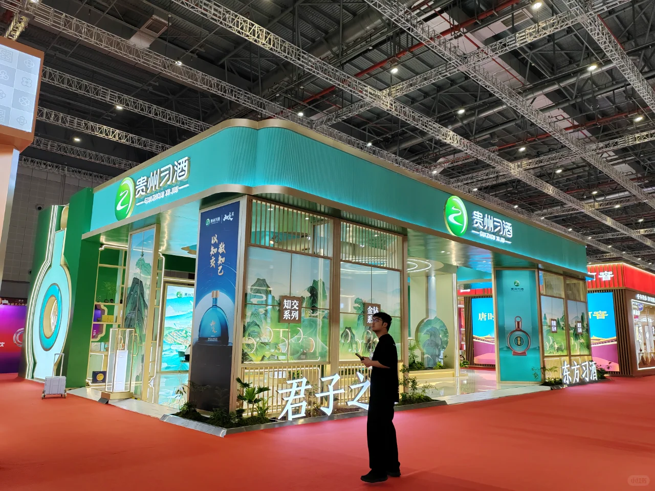 我的展会设计搭建日记?上海酒博会展案例
