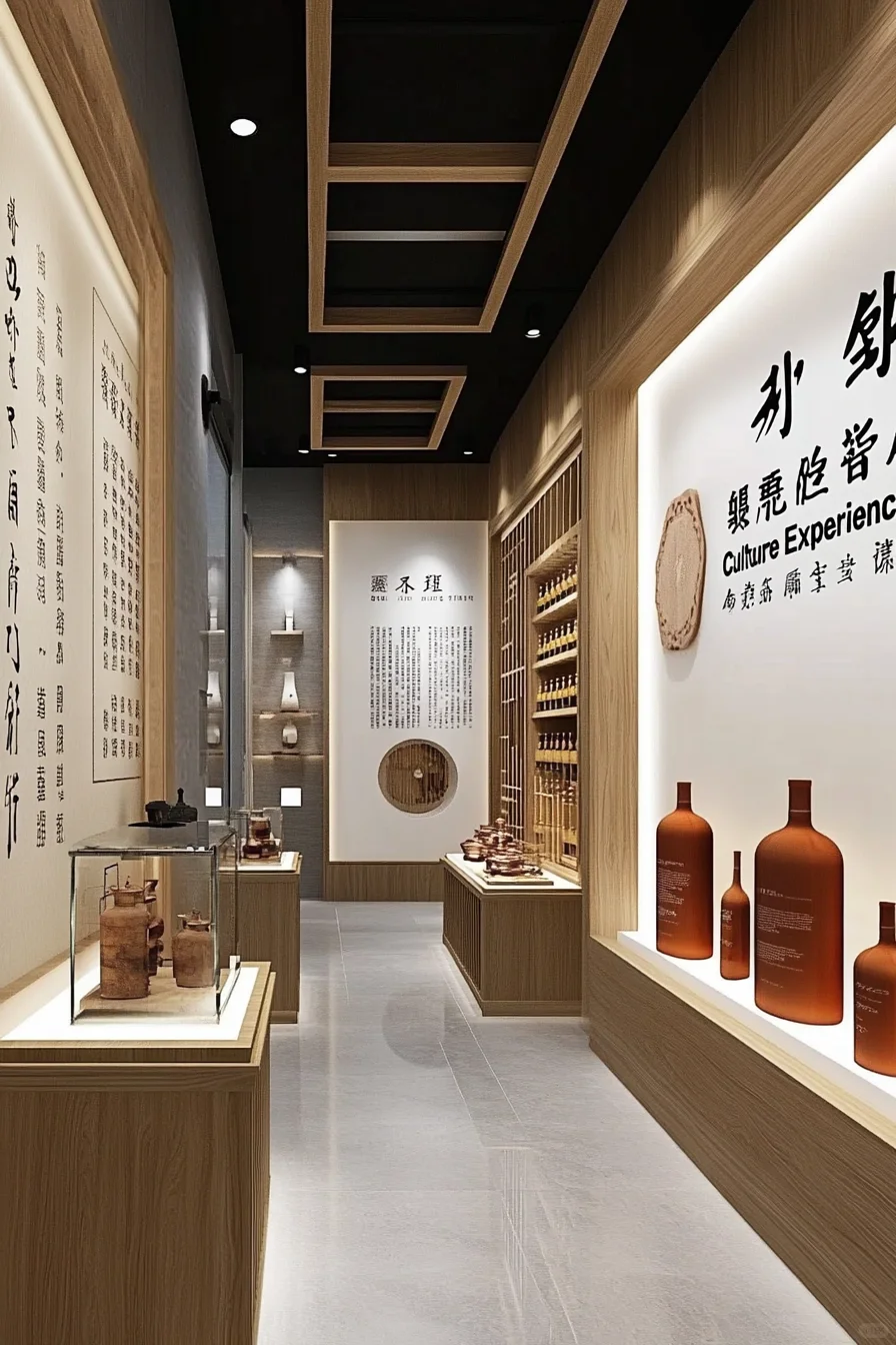酒文化展厅，闲时能饮一杯无？