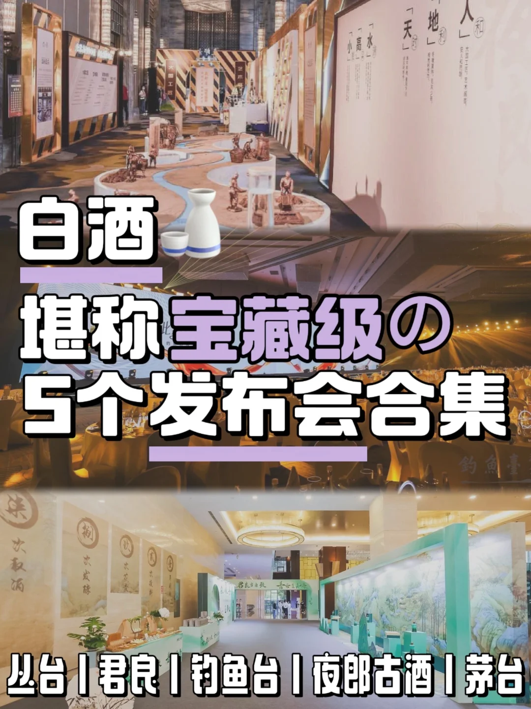 白酒行业丨5个宝藏级别的发布会合集
