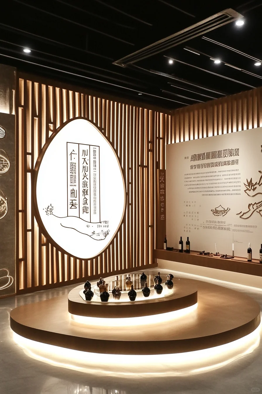 酒文化展厅，闲时能饮一杯无？