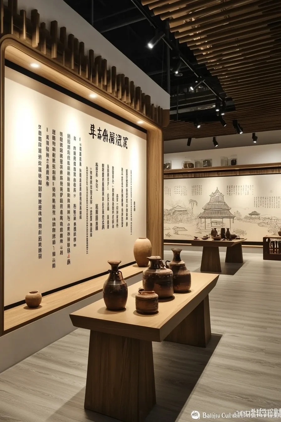 酒文化展厅，闲时能饮一杯无？