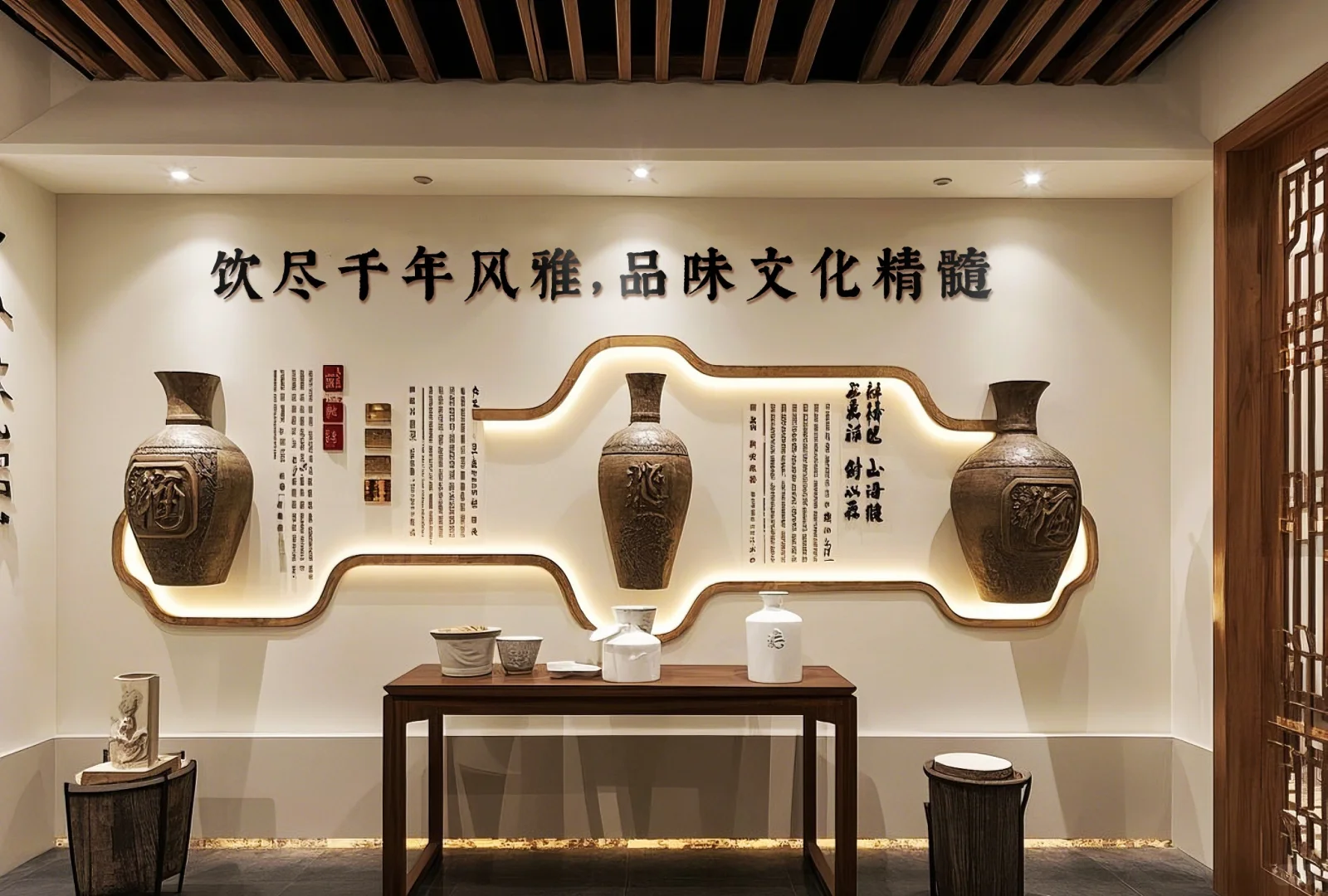 带你看100个文化墙 | 酒业公司文化