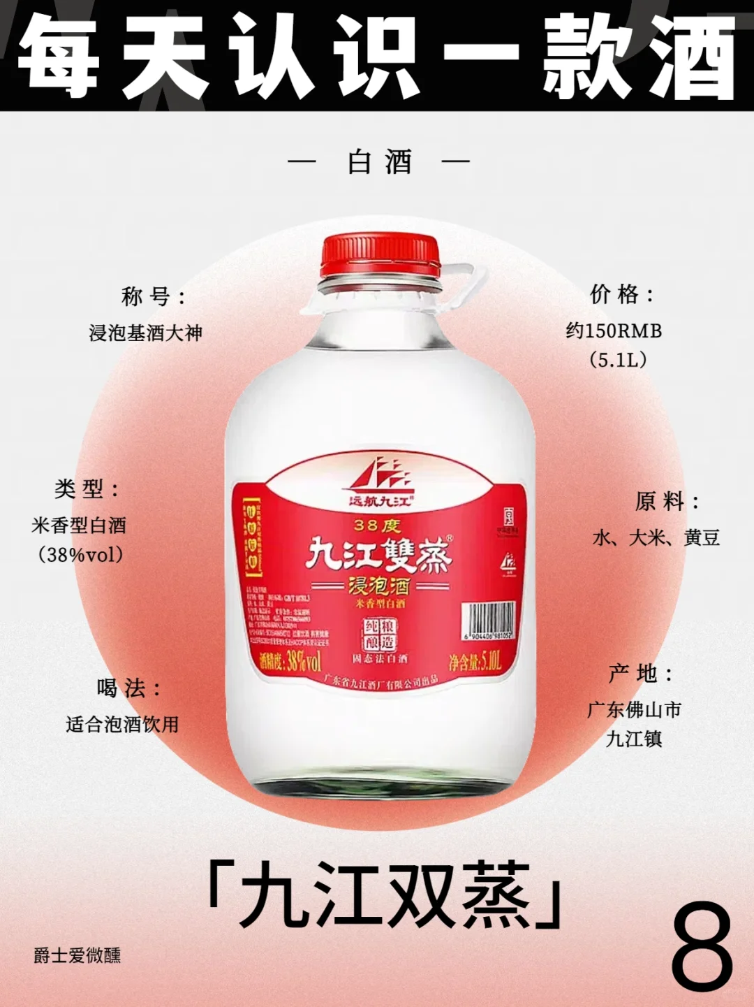 每日识酒 | 九江双蒸?浸泡基酒大神?