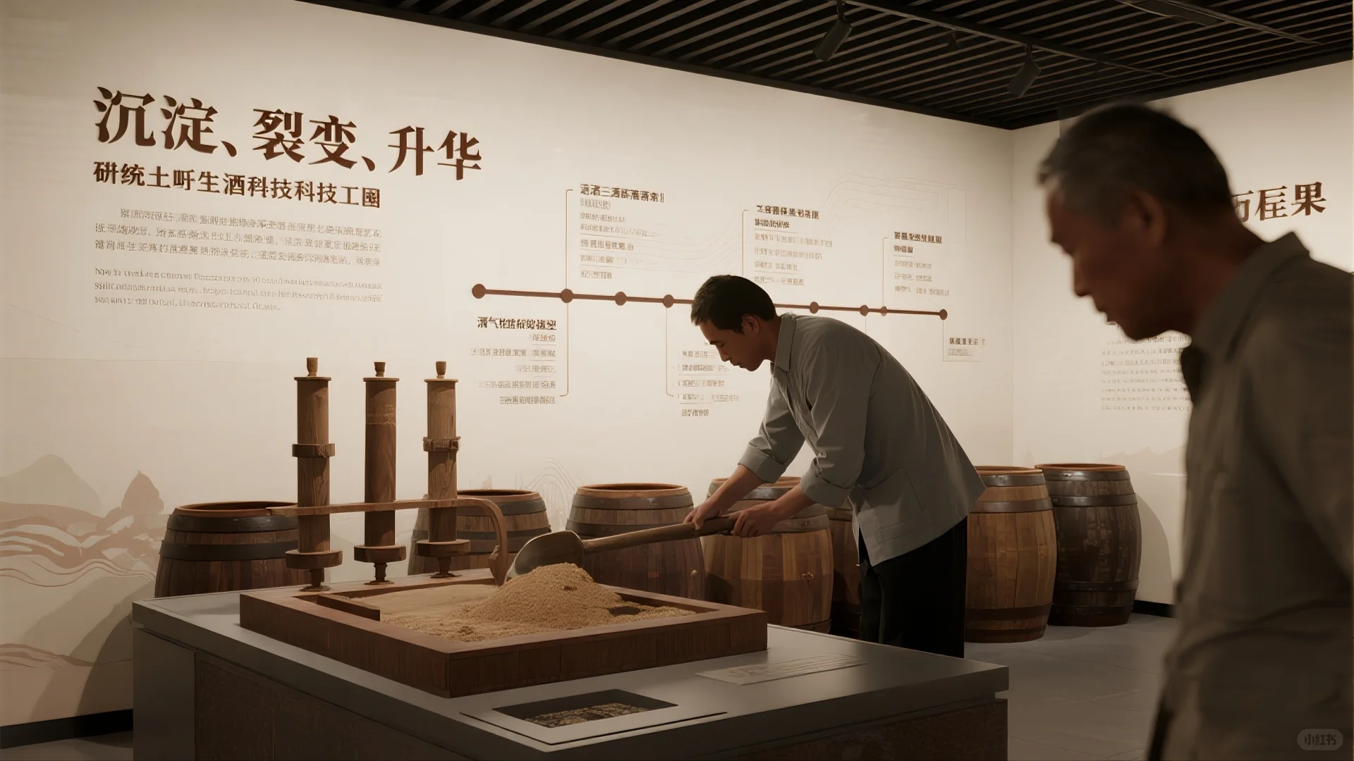 原创展厅设计案例｜传统手工酿酒企业展厅