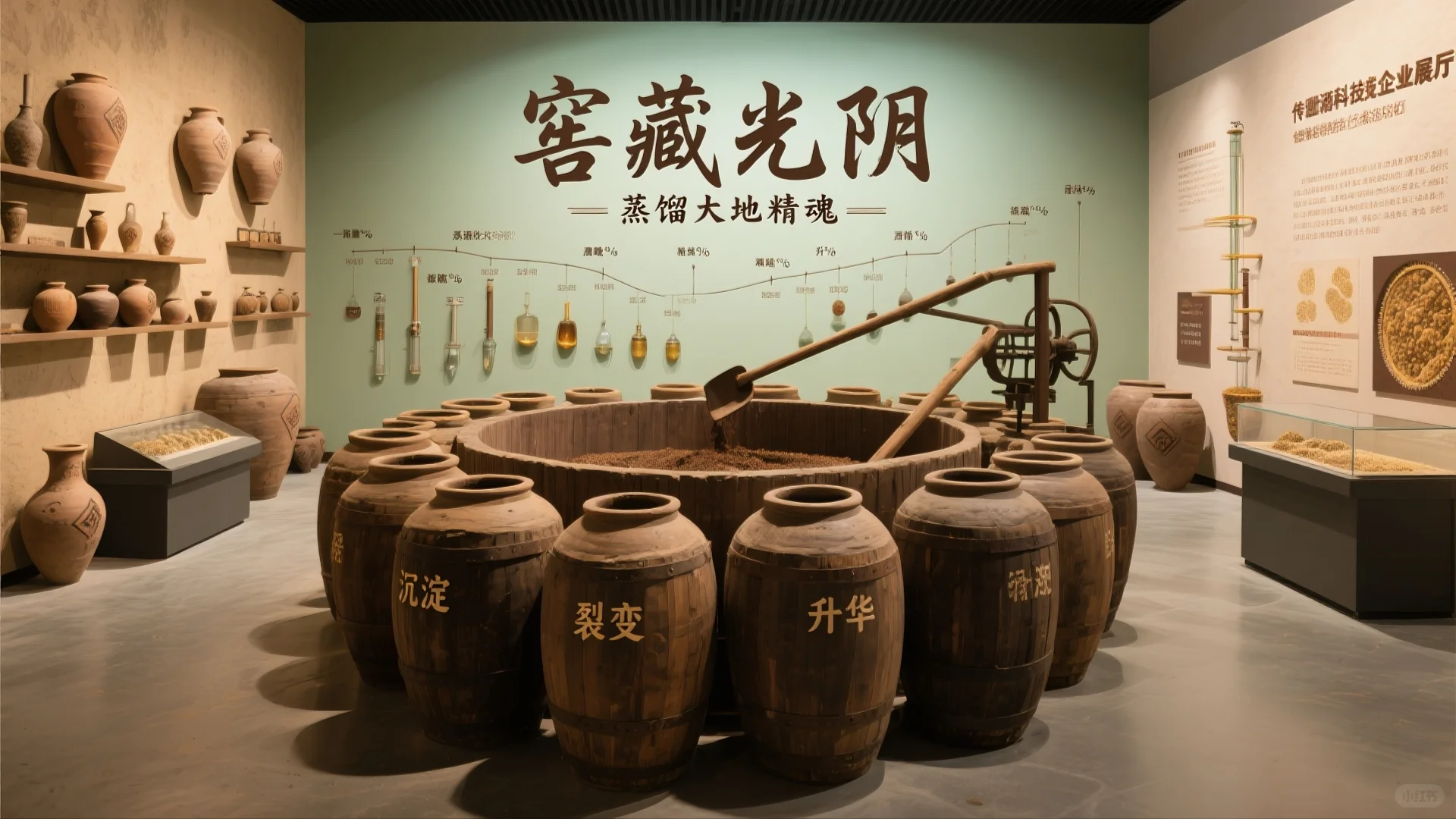 原创展厅设计案例｜传统手工酿酒企业展厅