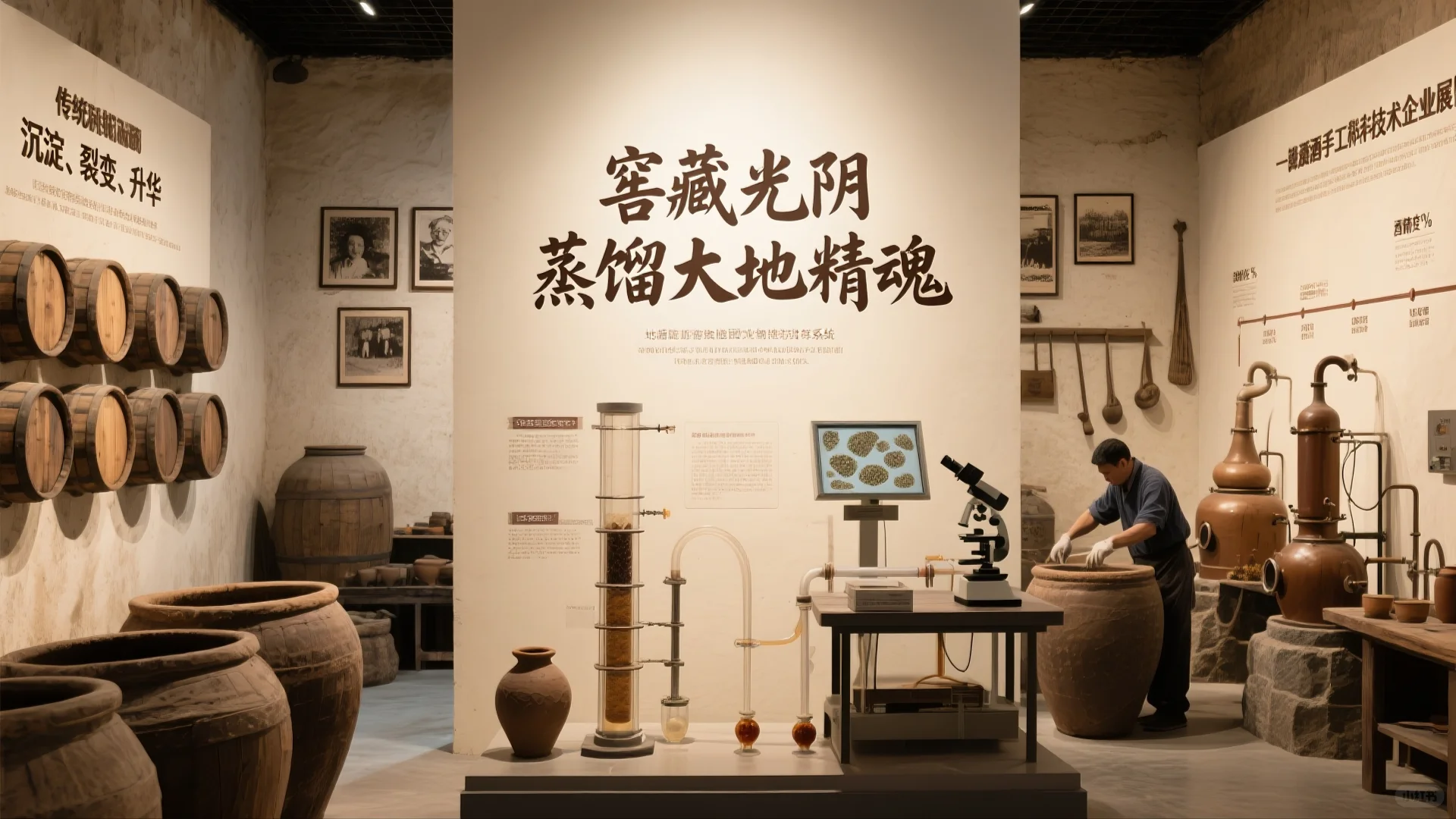 原创展厅设计案例｜传统手工酿酒企业展厅