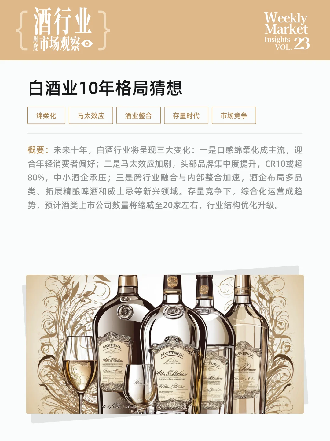酒行业周度市场观察-2025年第23周