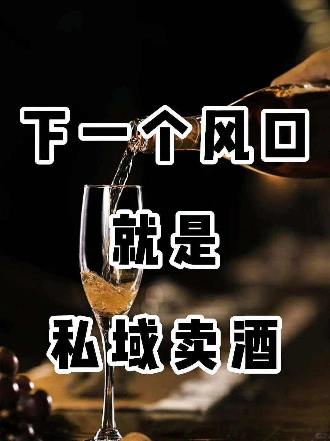 下一个风口就是私域卖酒一年做了800VV