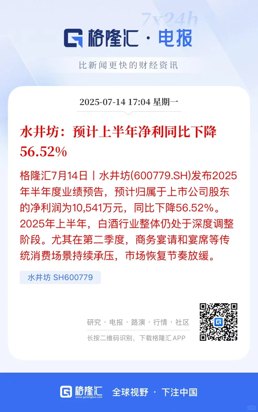 半年度业绩陆续披露，白酒股利润雪崩！！！