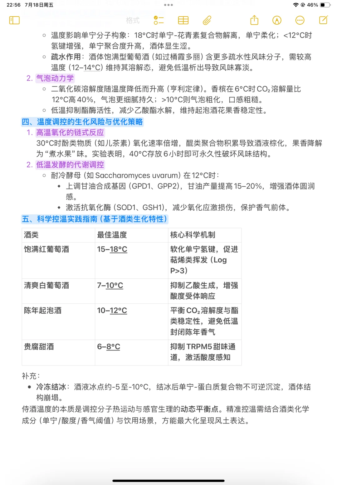 为什么葡萄酒侍酒温度很重要？
