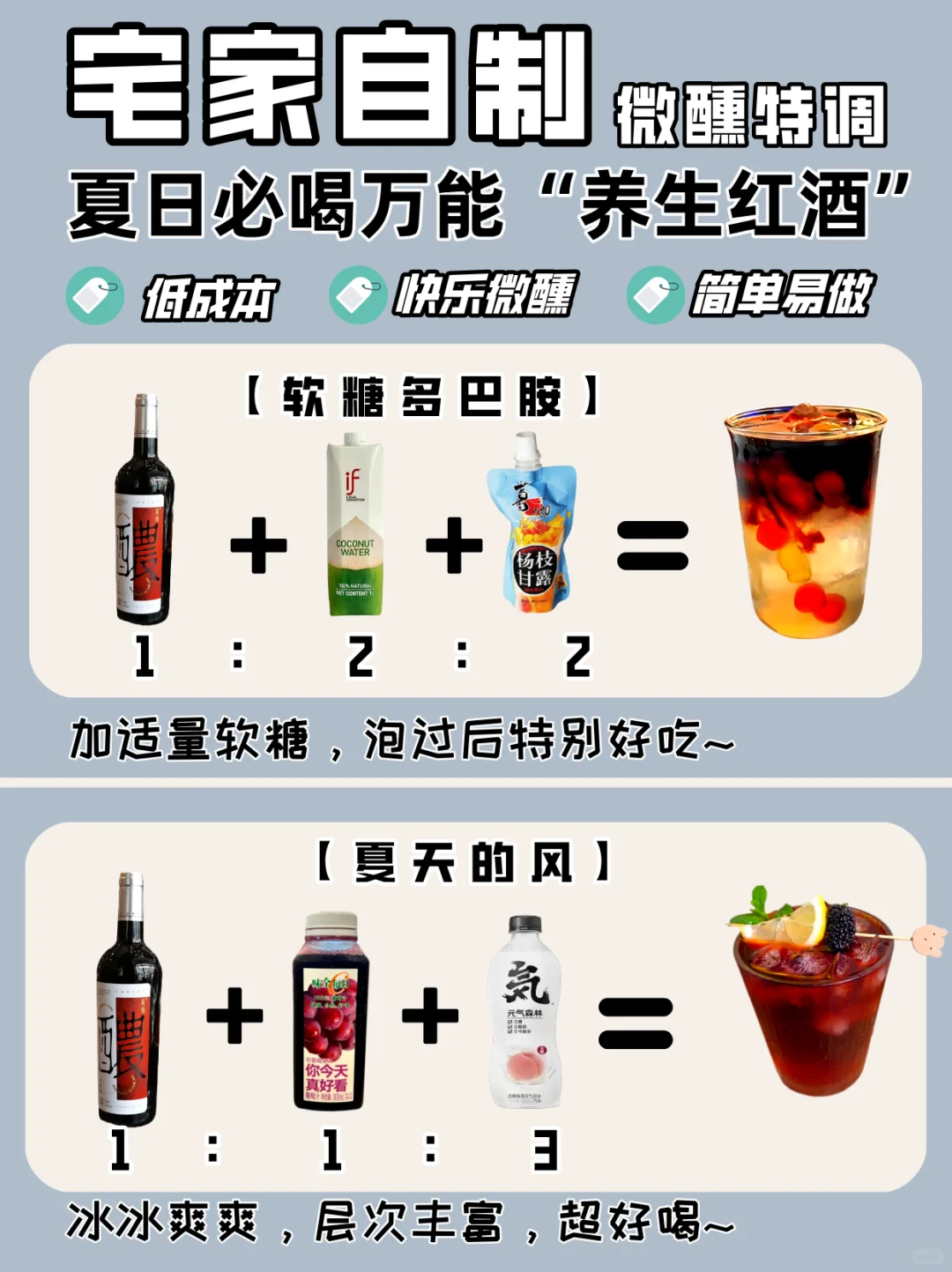 超绝微醺公式?|喝后粘人度100000000%
