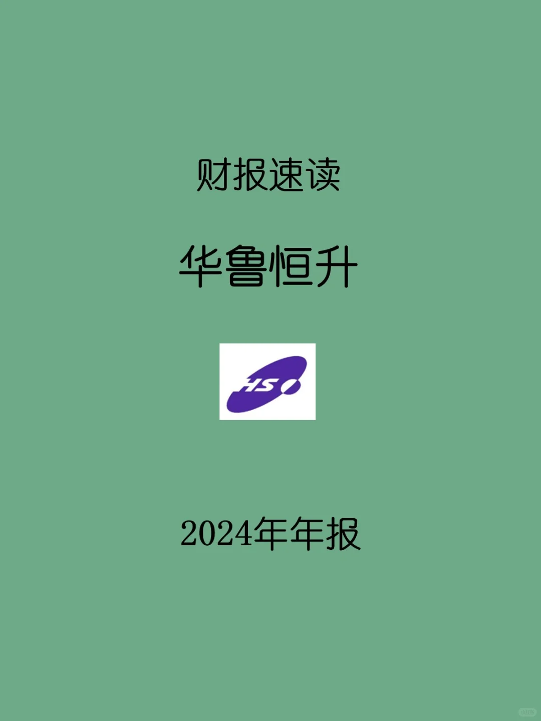 2024年报 | 069 华鲁恒升