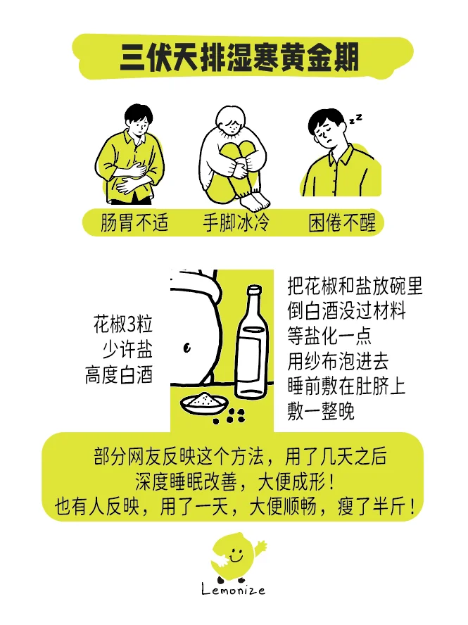 ✨三伏天排湿寒黄金期！错过要等一年