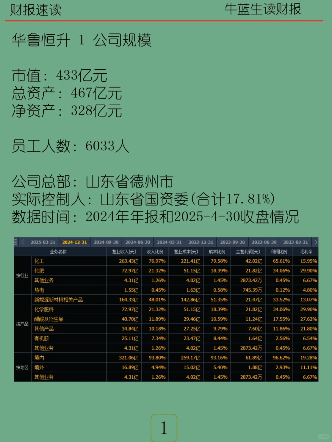 2024年报 | 069 华鲁恒升
