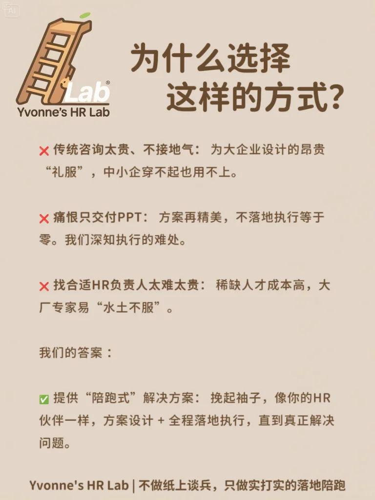 Yvonne's HR Lab | 3个实战派HR开的工作室