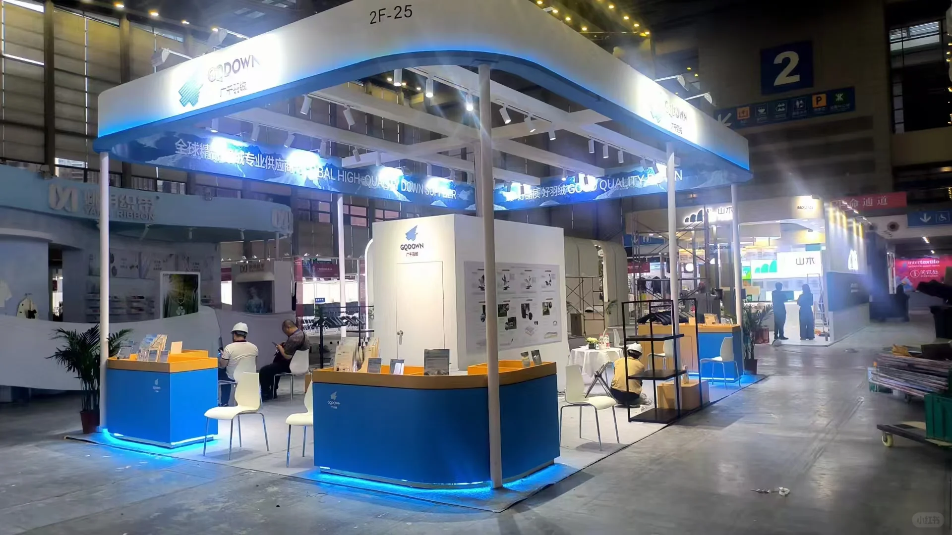宜宾搭建工厂，酒展展台有醇厚感