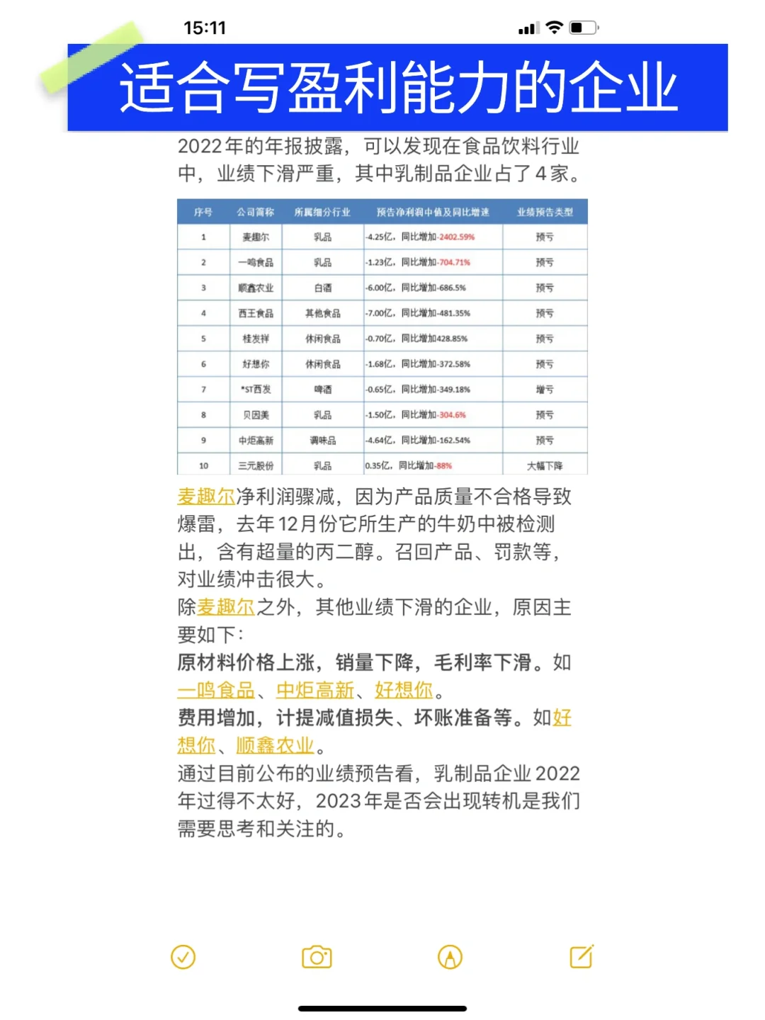 盈利能力企业推荐