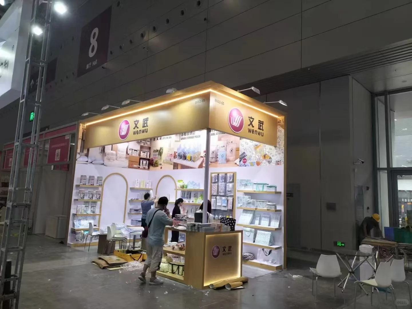 宜宾搭建工厂，酒展展台有醇厚感