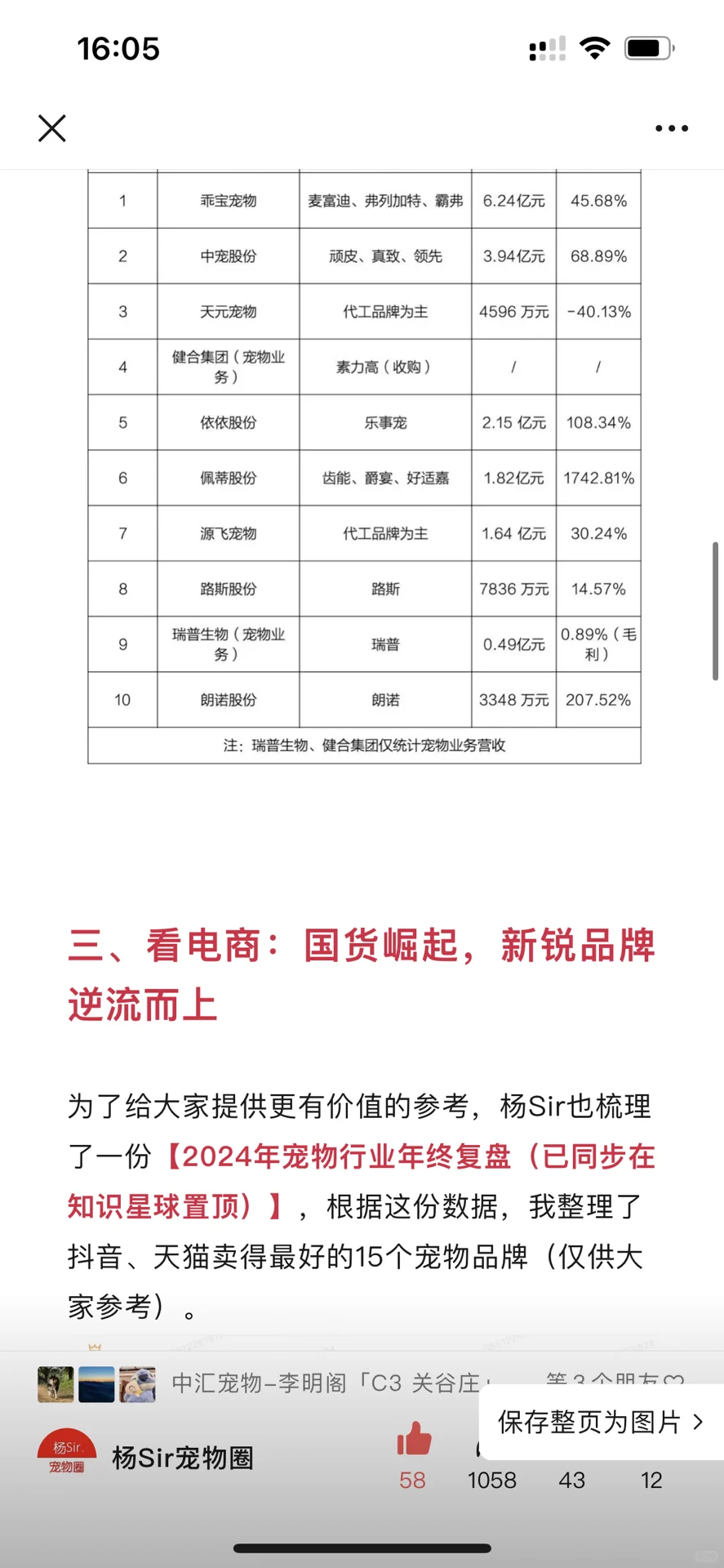 宠业圈｜国内宠物经济十强最新榜