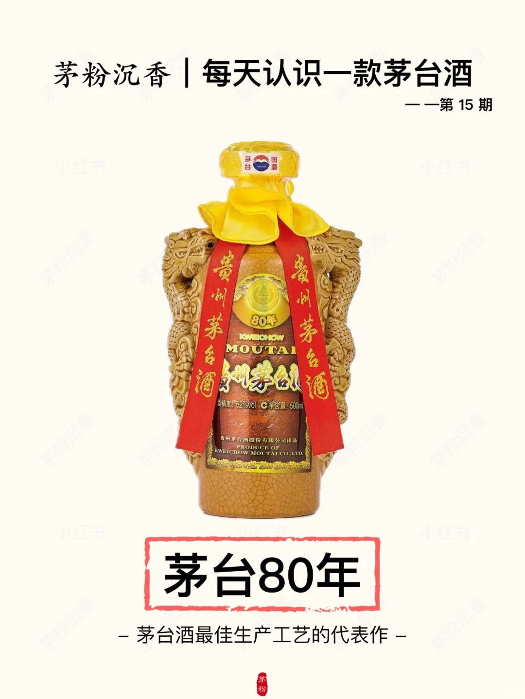 每天认识一款茅台酒｜茅台80年