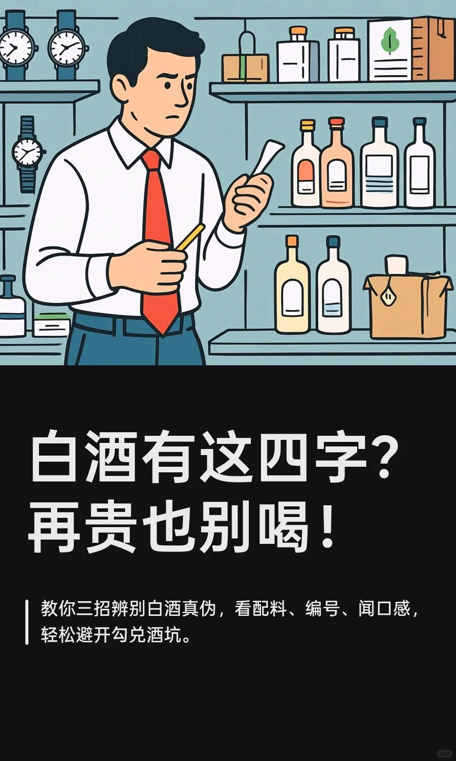 白酒有这四字？再贵也别喝！